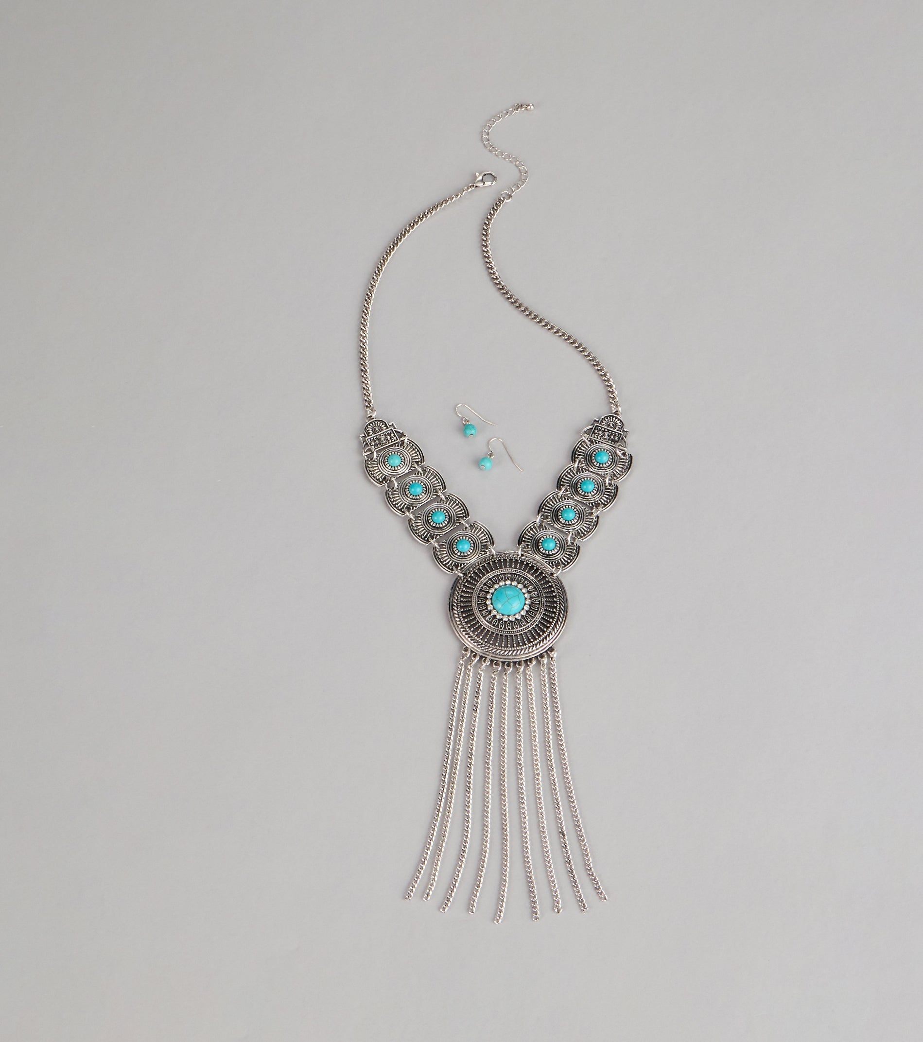 Western Trails Necklace And Earrings Set