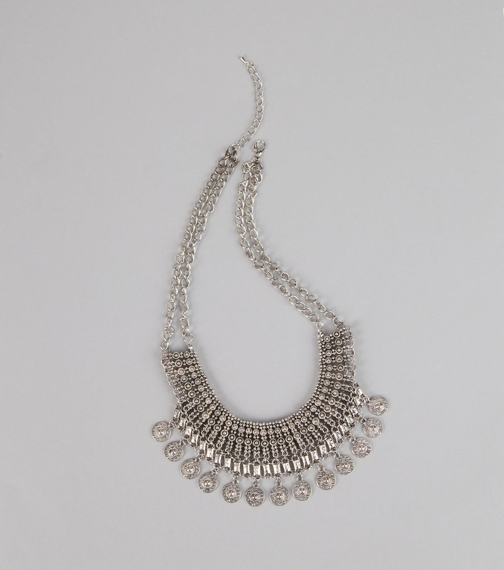 Goddess Energy Coin Collar Necklace