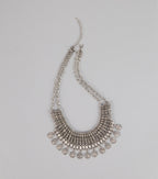 Goddess Energy Coin Collar Necklace
