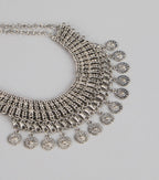 Goddess Energy Coin Collar Necklace