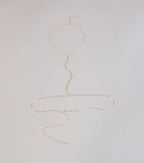 Sunlit Sparkle Rhinestone Body Chain
