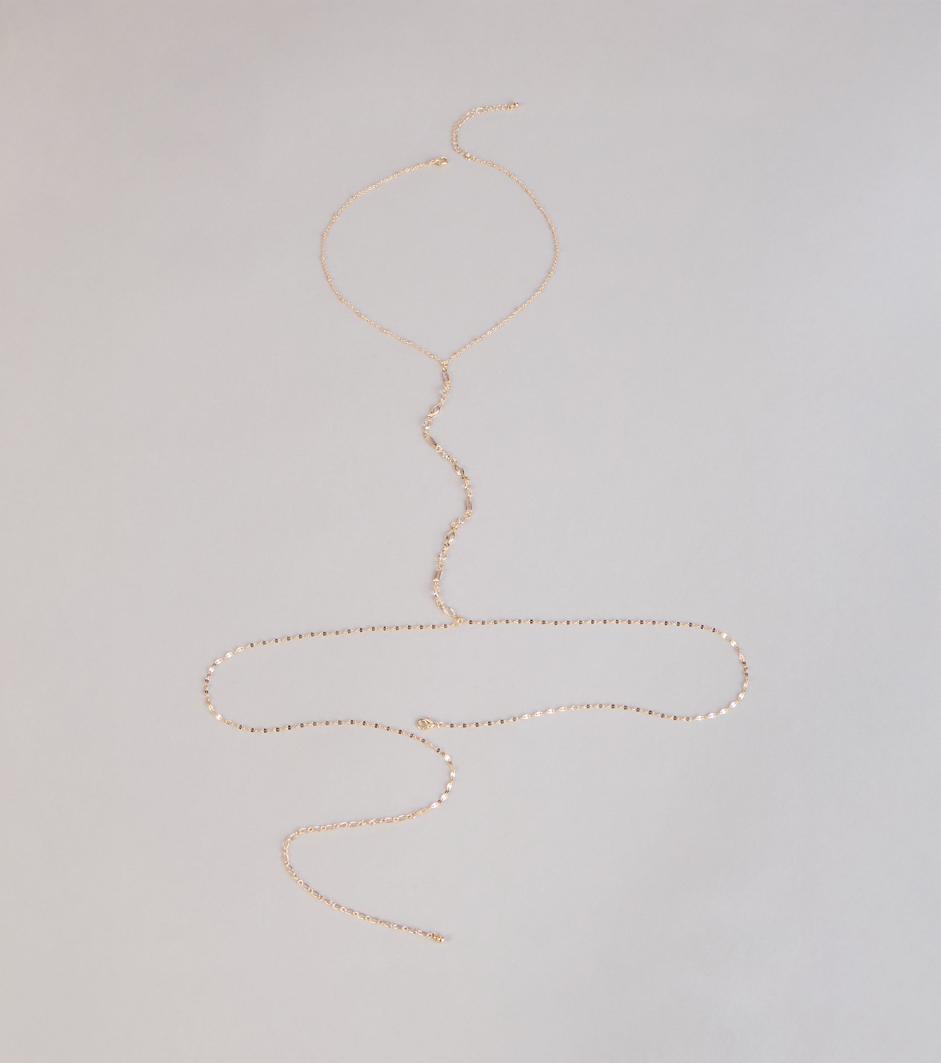 Sunlit Sparkle Rhinestone Body Chain