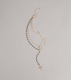 Soft Focus Shine Beaded Necklace