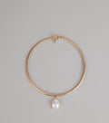 Soft Focus Pearl Collar Necklace