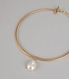 Soft Focus Pearl Collar Necklace