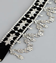 Royal Sparkle Rhinestone Choker