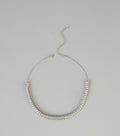 Twice The Shine Rhinestone Choker