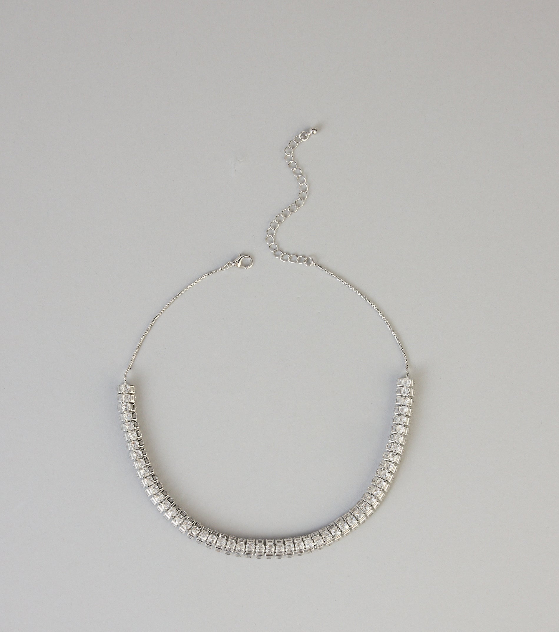 Twice The Shine Rhinestone Choker