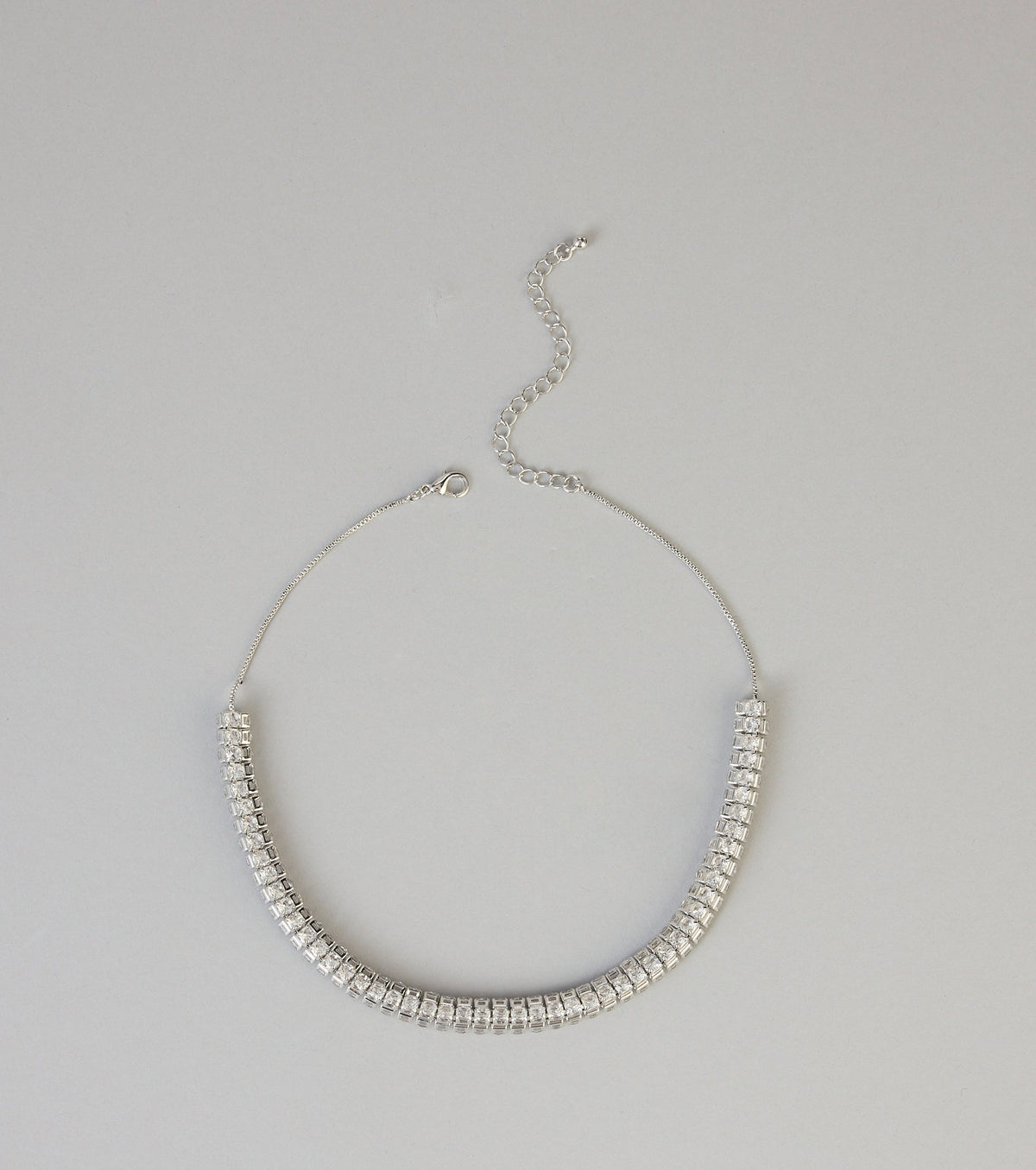 Twice The Shine Rhinestone Choker