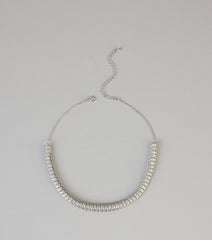 Twice The Shine Rhinestone Choker