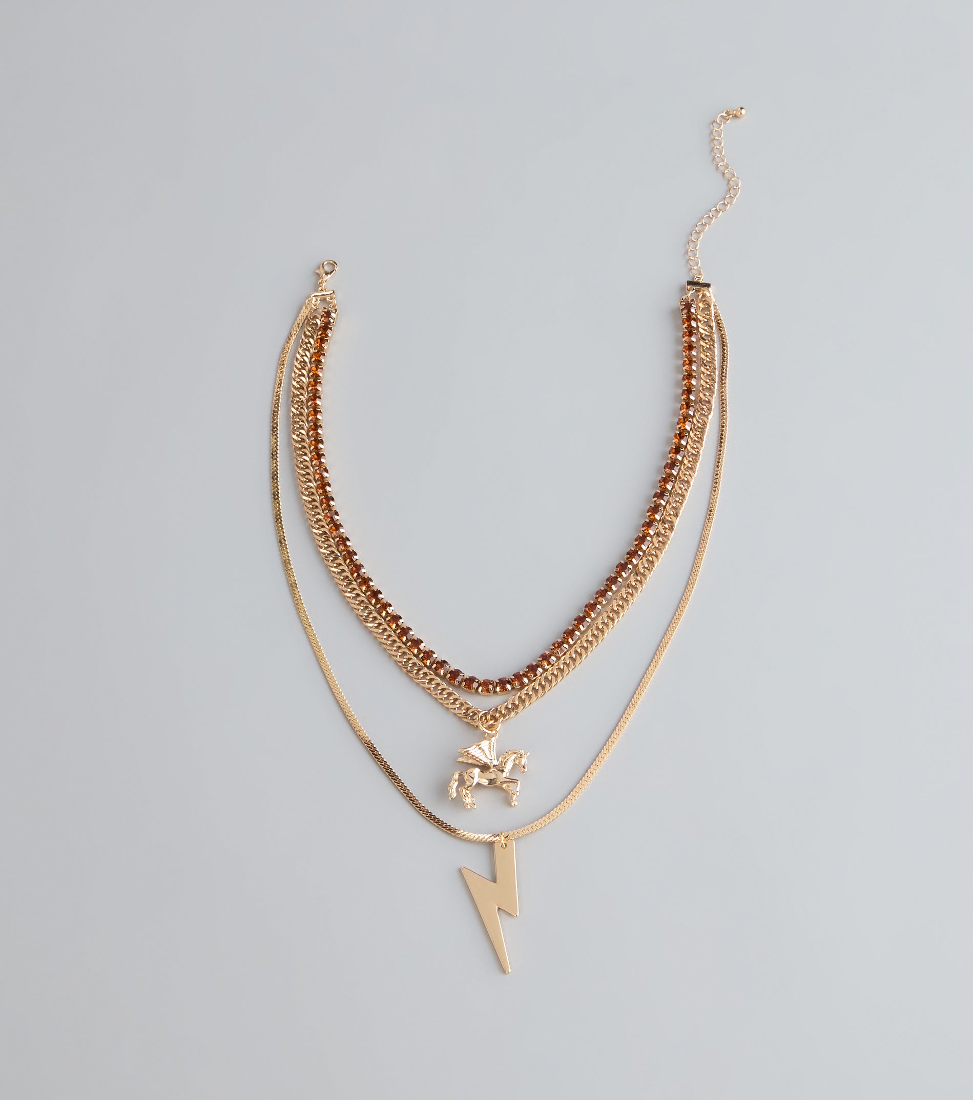Strike And Shine Charm Necklace