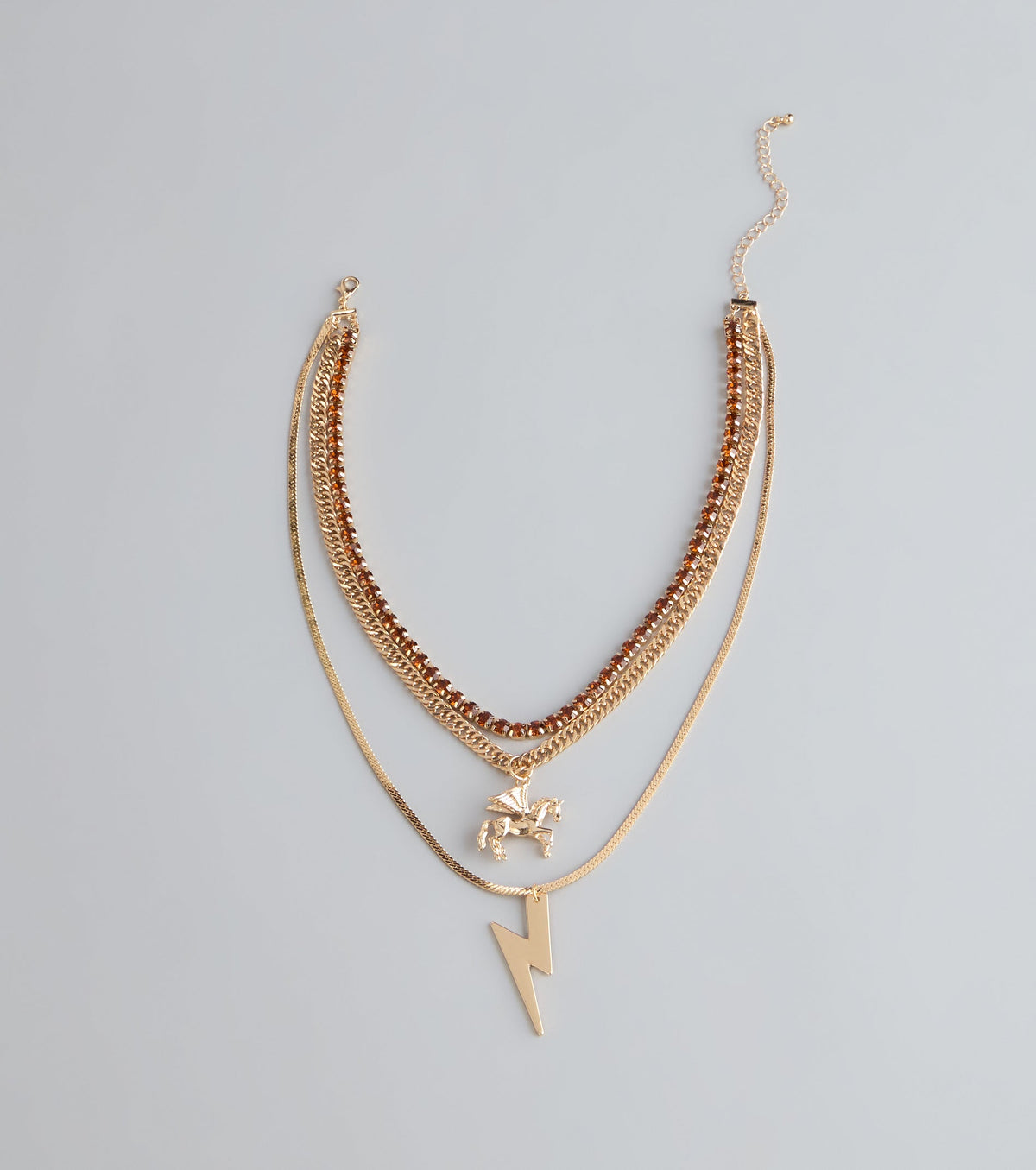 Strike And Shine Charm Necklace