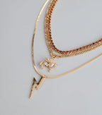Strike And Shine Charm Necklace