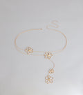 Daisy Drip Flower Belly Chain