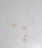 Daisy Drip Flower Belly Chain