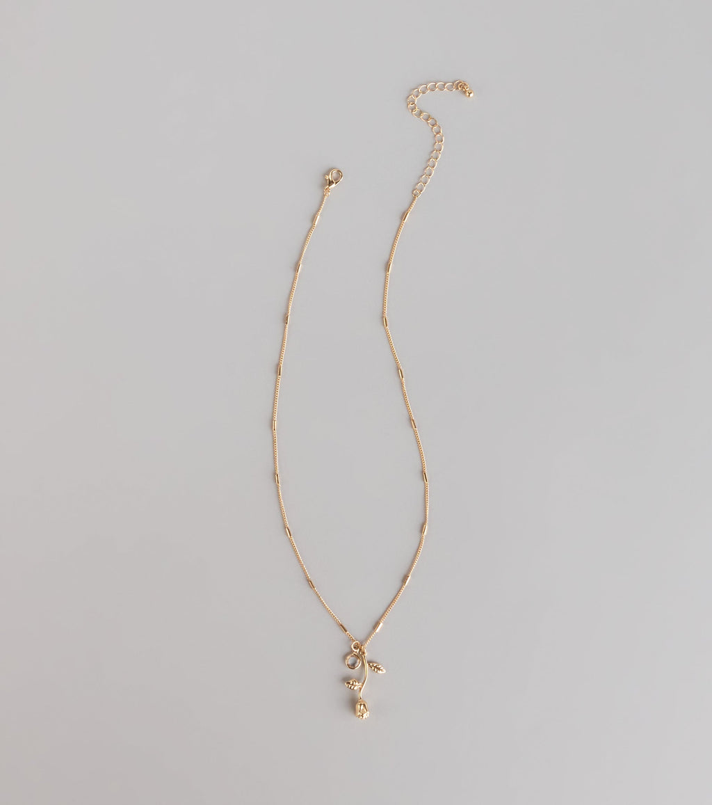 Finishing Touch Floral Necklace