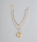 Polished Plans Three-Piece Necklace