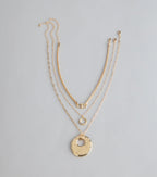 Polished Plans Three-Piece Necklace