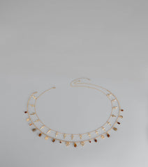 Golden Hour Charms Double Layer Belly Chain