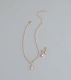 Sweet Luxe Rhinestone Jewelry Set