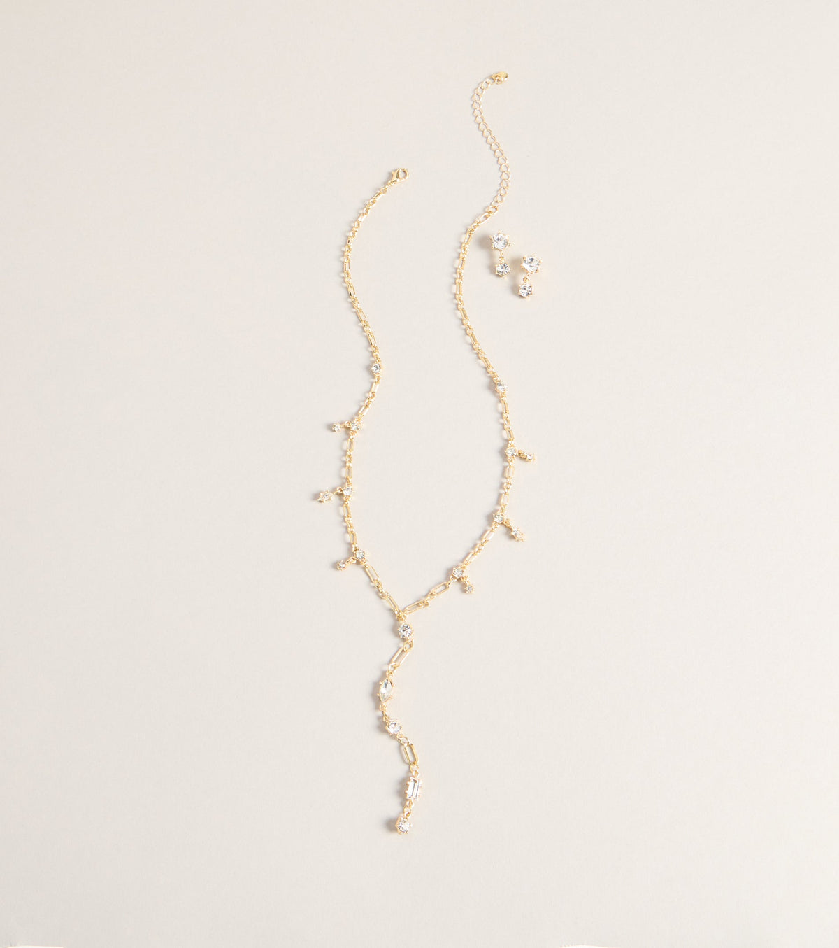 Refined Necklace And Earrings Set
