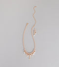 Candlelight Glam Necklace And Earrings Set
