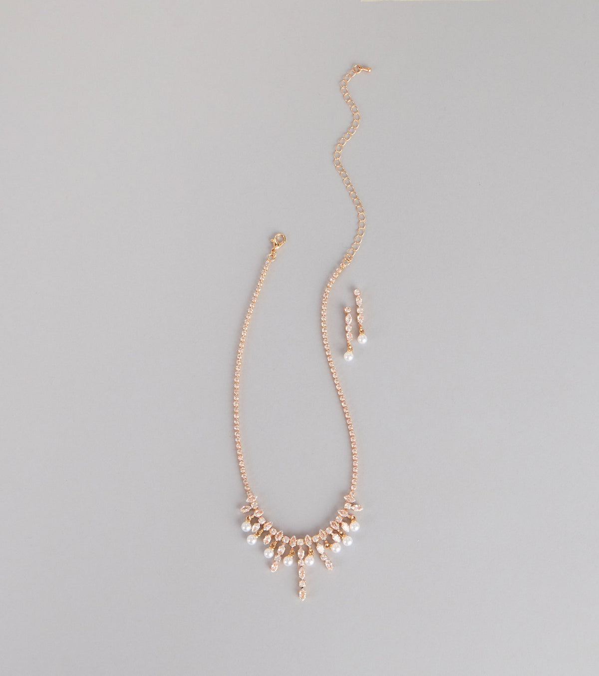 Candlelight Glam Necklace And Earrings Set