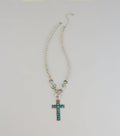 Wildflower Spirit Cross Necklace