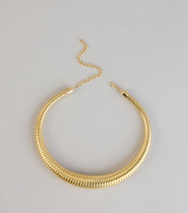 Elevated Drama Coiled Statement Necklace