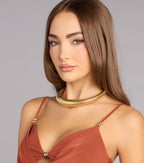 Elevated Drama Coiled Statement Necklace