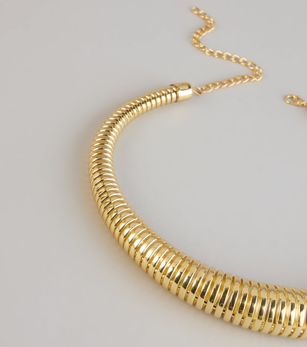 Elevated Drama Coiled Statement Necklace
