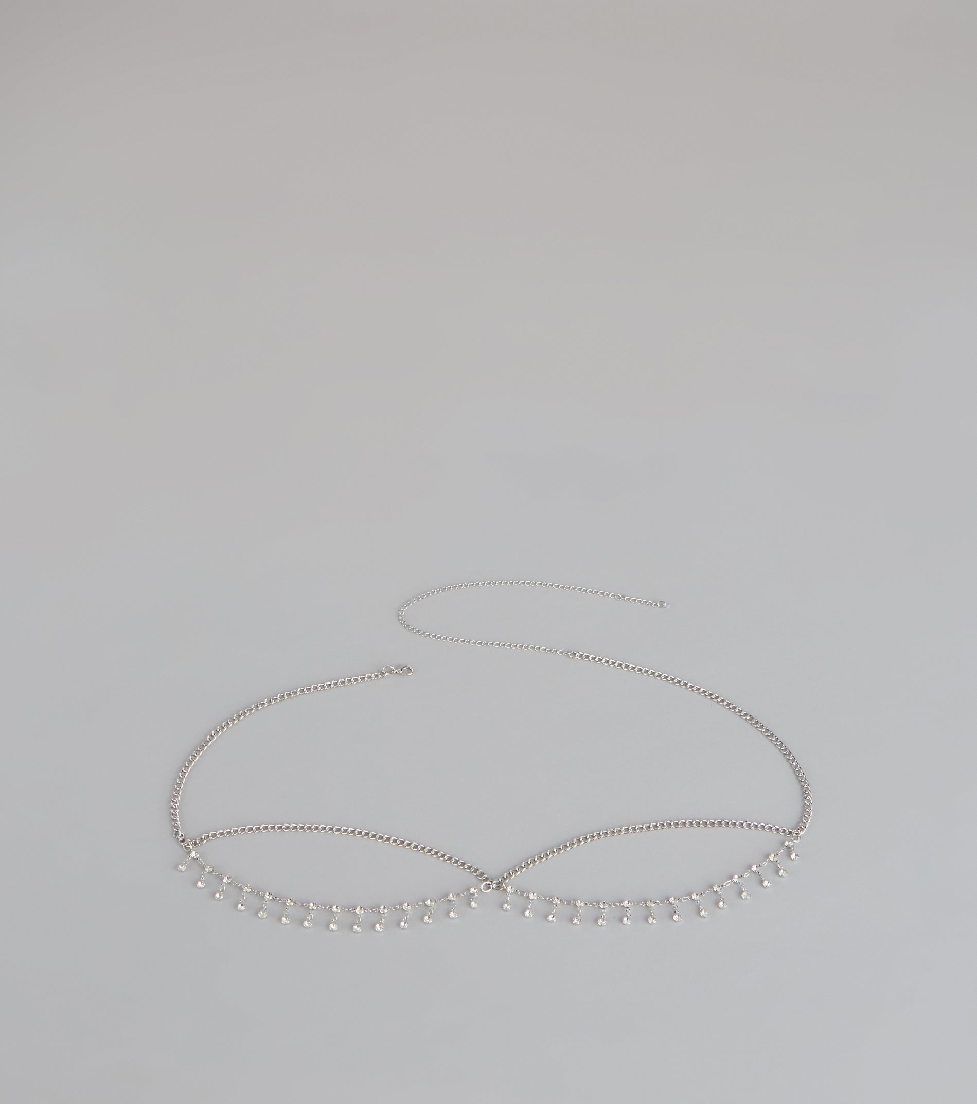 Dainty Drama Rhinestone Belly Chain