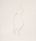 Delicate Drip Rhinestone Jewelry Set