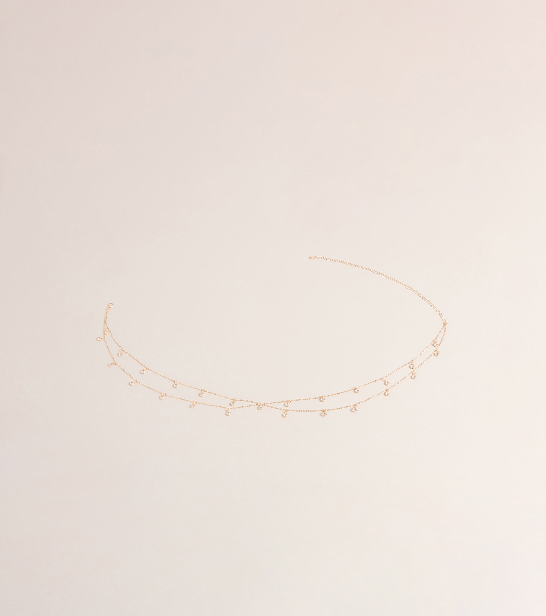 On Repeat Layered Stone Belly Chain