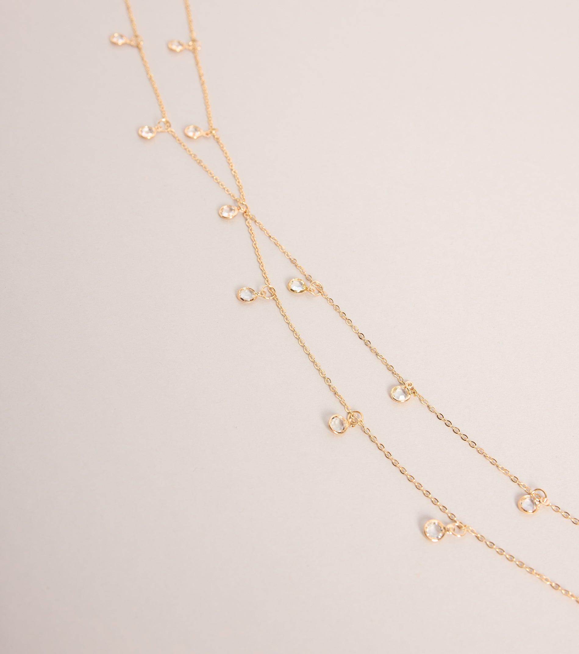On Repeat Layered Stone Belly Chain