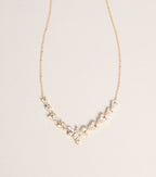 Just Add Sparkle Rhinestone Necklace And Earrings Set