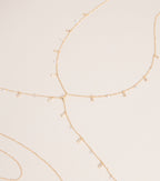 Sleek Shine Rhinestone Body Chain