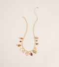 Mood Board Stone Charm Necklace