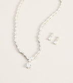 Final Details Necklace And Earrings Set