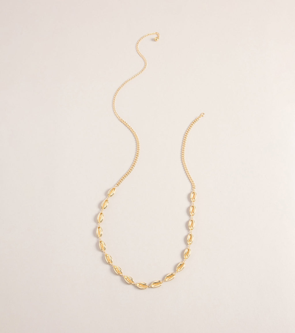 Beachy Charm Puka Shell Belly Chain