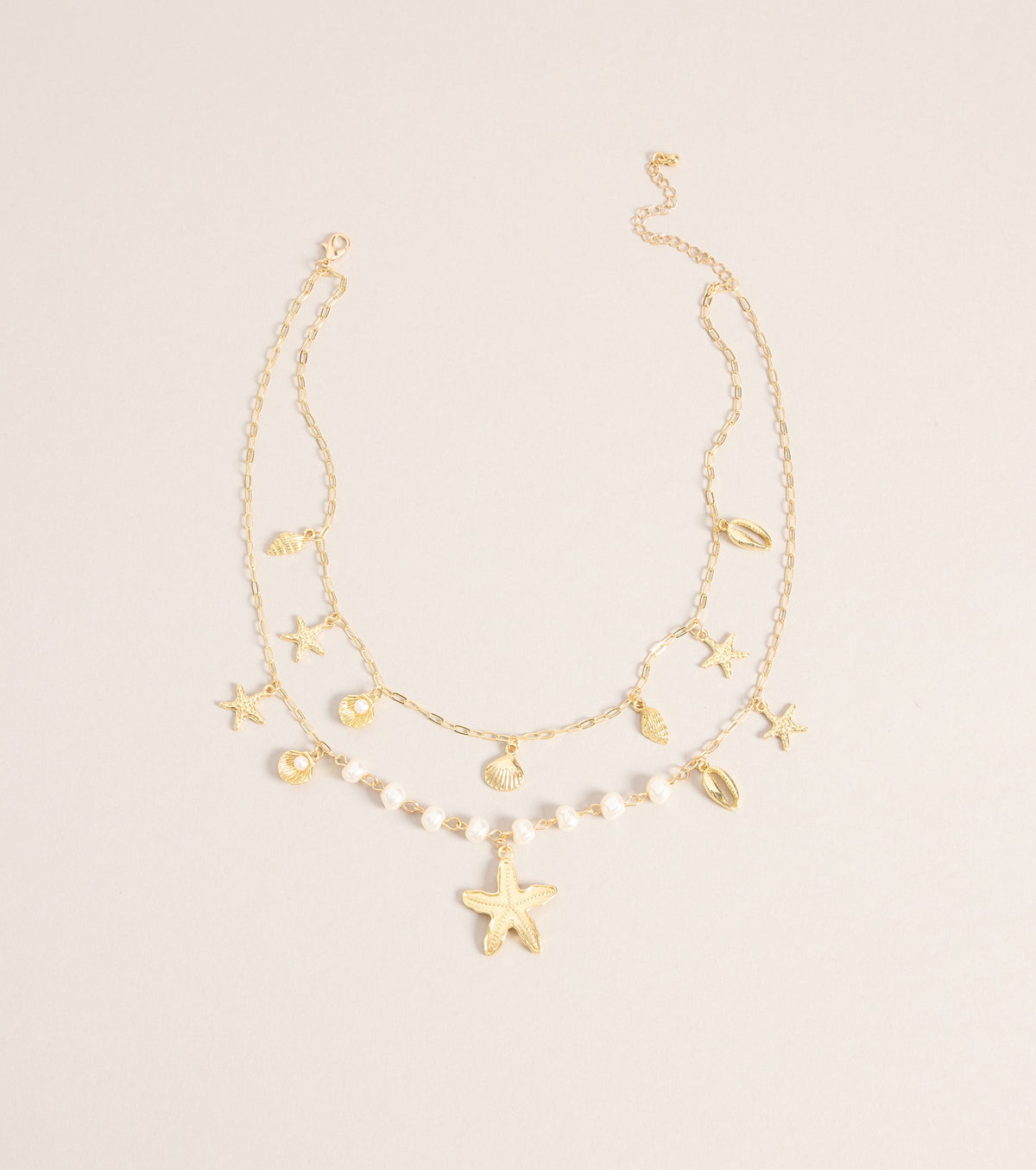 Sea You There Pearl Charm Necklace