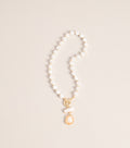 Layered Luxe Pearl Toggle Necklace