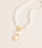 Layered Luxe Pearl Toggle Necklace
