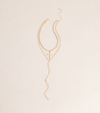 Icon Glow Cross Layered Necklace