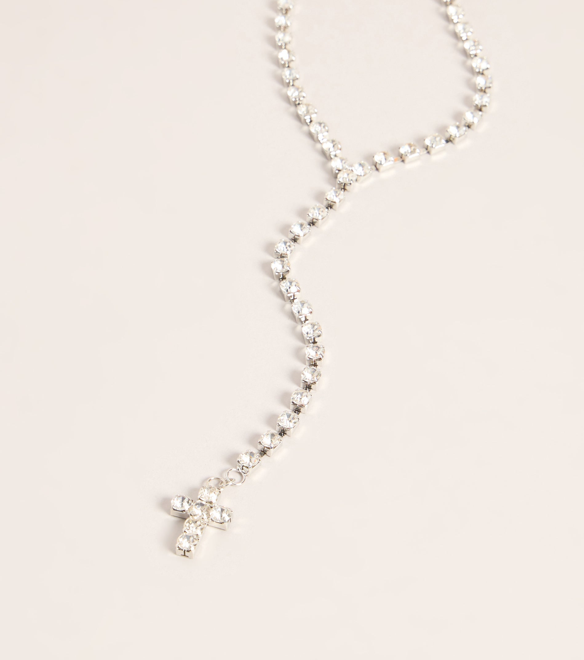 Blessed With Taste Rhinestone Necklace
