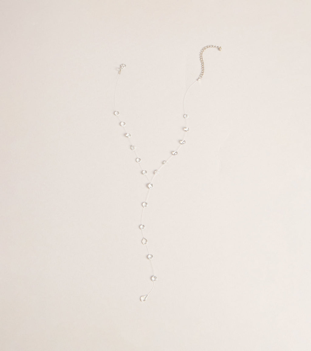 Barely There Shine Lariat Necklace