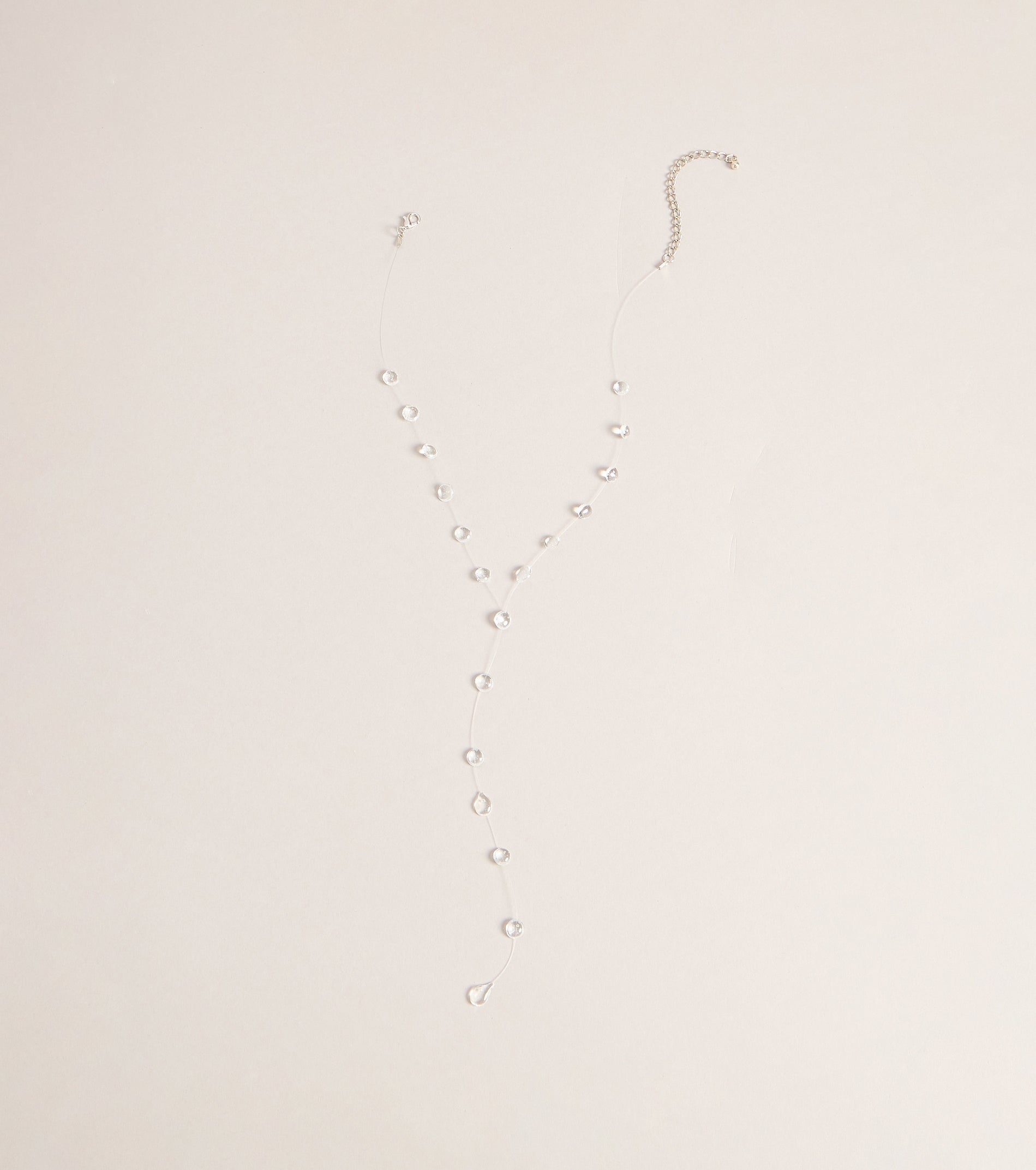 Barely There Shine Lariat Necklace