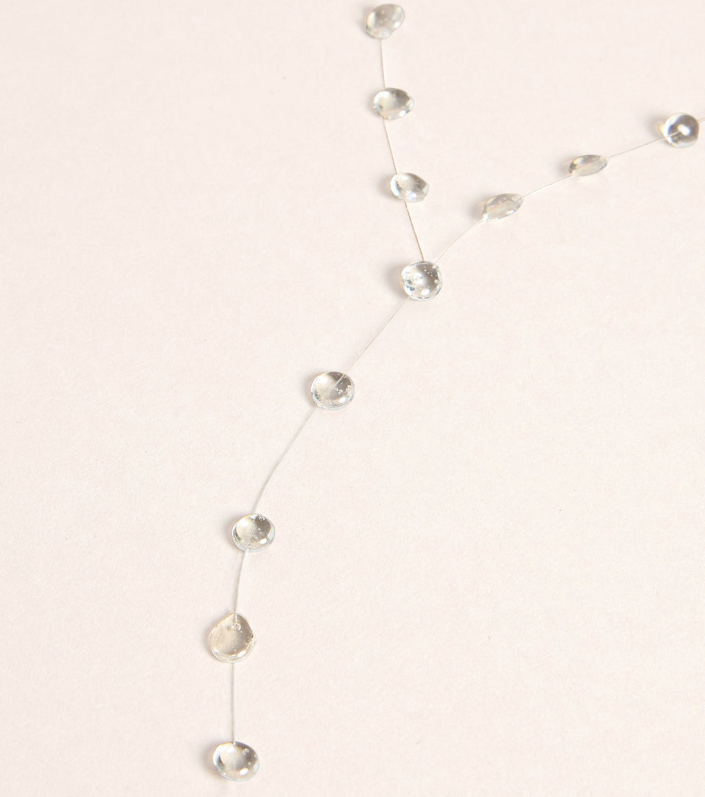 Barely There Shine Lariat Necklace