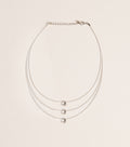 Glass Glow Triple Strand Necklace