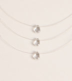 Glass Glow Triple Strand Necklace